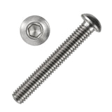 Button Head Socket Screw M6 x 20mm - 304 Stainless Steel